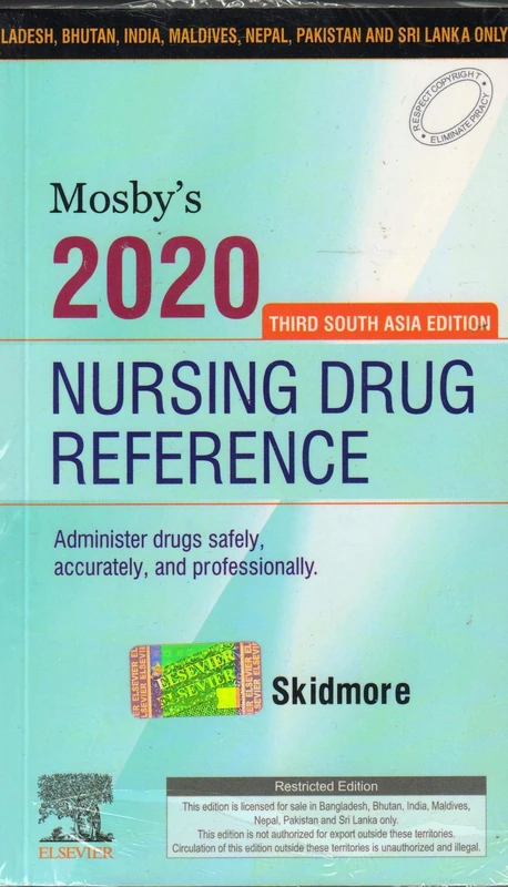 Mosby's 2020 Nursing Drug Reference:Third South Asia Edition - Image 1