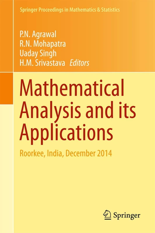 Springer Mathematical Analysis and its Applications - Vol 143