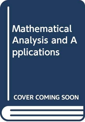 Mathematical Analysis and Applications
