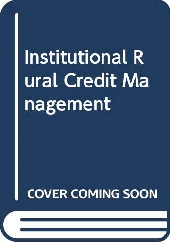 Institutional Rural Credit Management