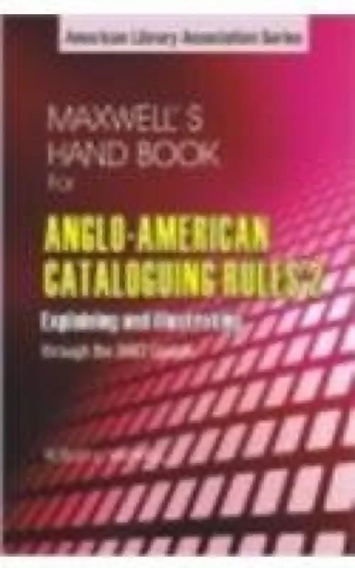 Handbook for AACR2