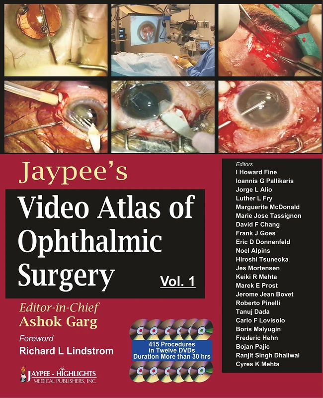Jaypees Video Atlas of Opthalmic Surgery: Volume I (DVDs)