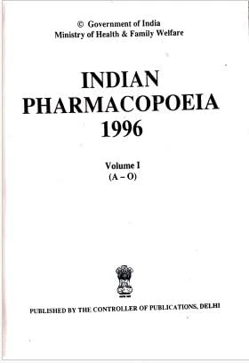Indian pharmacopoeia 1996 (2 volume set)