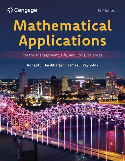 Mathematical Applications for the Management, Life, and Social Sciences