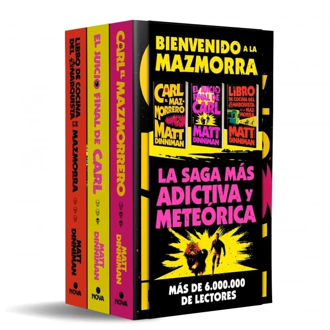 Pack Bienvenido a la mazmorra (Carl el Mazmorrero | El juicio final de Carl | El libro de cocina del anarquista) (Carl el Mazmorrero) (Nova) - Image 1
