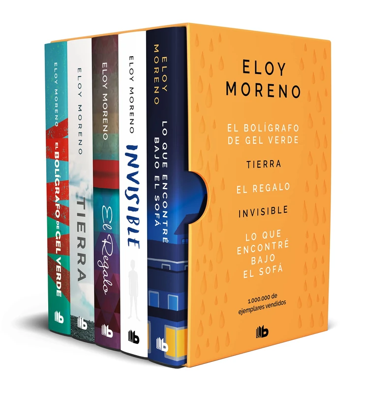 Eloy Moreno: El bolígrafo de gel verde / Tierra / El regalo / Invisible / Lo que encontré bajo el sofá: El bolígrafo de gel verde / Tierra / El ... que encontré bajo el sofá (Ficción) - Image 1