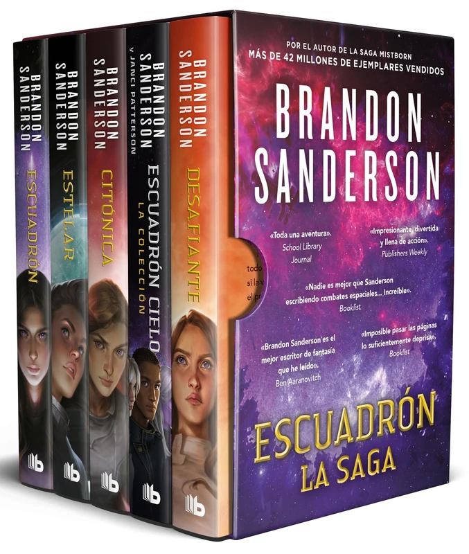 Estuche Escuadrón (Contiene: Escuadrón; Estelar; Citónica; Desafiante Y Escuadrón Cielo) / Skyward Boxed Set: Skyward; Starsight; Cytonic and Defiant: ... / Starsight / Cytonic / Defiant (Ficción)