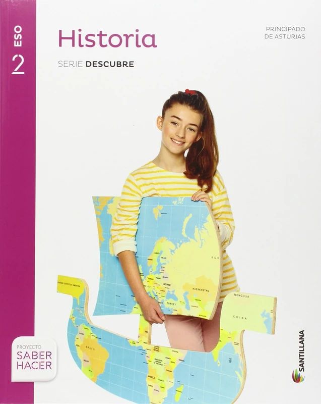 Alumno geografía e historia serie descubre 2 ESO proyecto saber hacer Asturias, Galicia