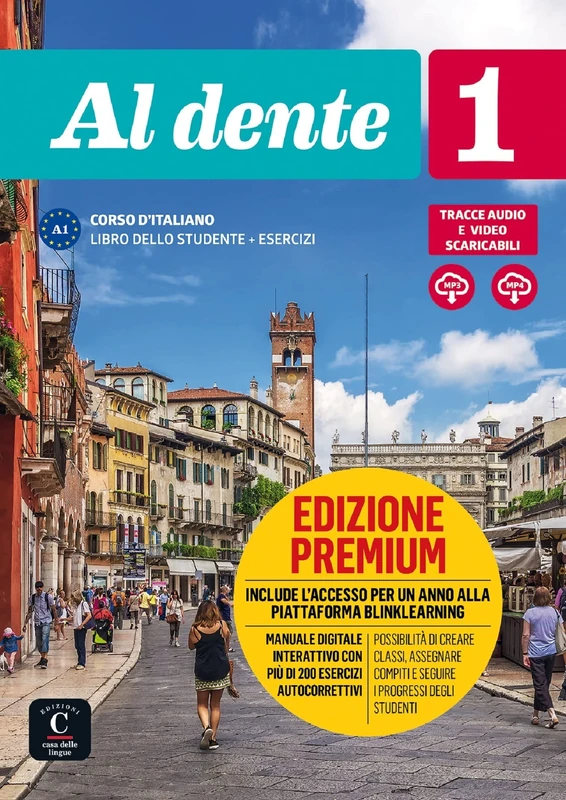 Al dente 1 - Premium Libro dello studente + esercizi. Online audio + video. A1: Libro dello studente + Esercizi 1 EDIZIONE PREMIUM