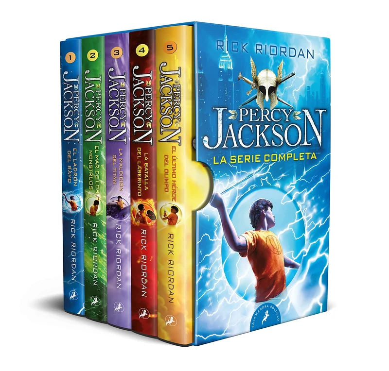 Percy Jackson y los dioses del Olimpo - La serie completa: (pack con: El ladrón del rayo | El mar de los monstruos | La maldición del Titán (Salamandra Bolsillo)