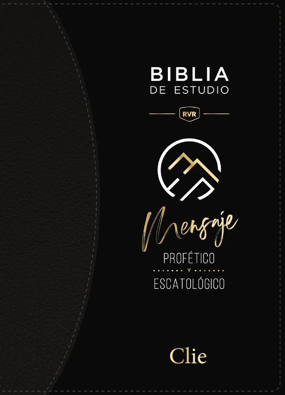 Rvr, Biblia de Estudio del Mensaje Profético Y Escatológico, Negro, Interior a DOS Colores, Con Índice: Reina Valera Revisada, Negro, Leathersoft ... Leathersoft, Black, Two-Color Interior