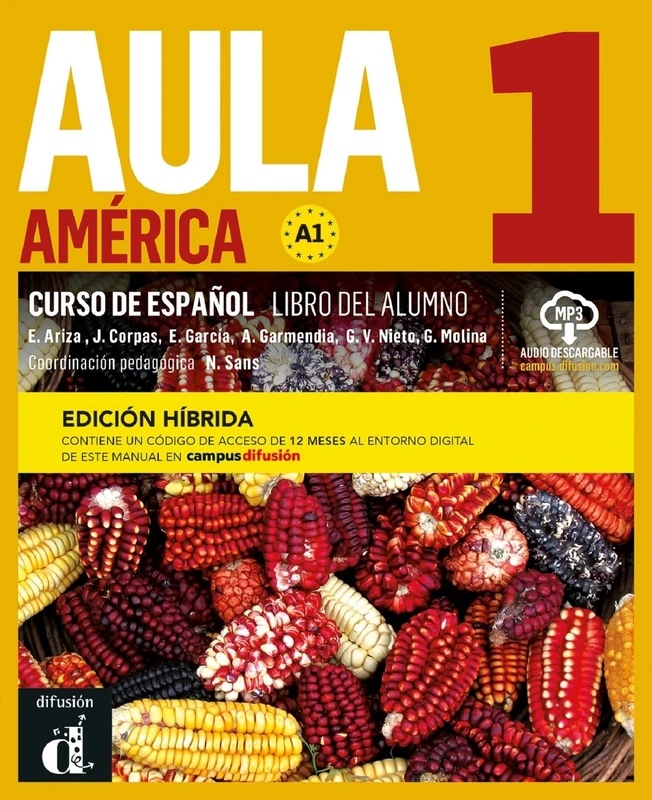 Aula América 1 - Edición híbrida - Libro del alumno + audio MP3.: A1