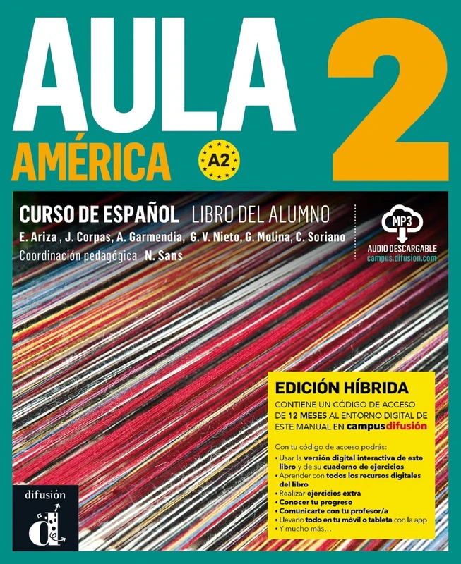 Maison Langues Aula America 2 (A2) - Student Book + MP3