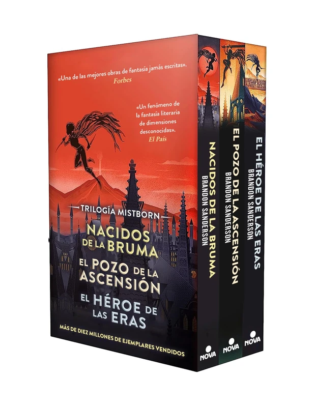 Estuche Trilogía Original Mistborn (Nacidos de la Bruma | El Pozo de la Ascensión | El Héroe de las Eras) (Trilogía Original Mistborn) (Nova)
