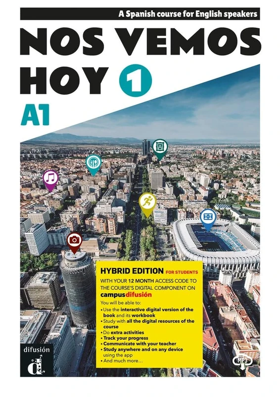 Nos vemos hoy 1 - Edición híbrida - Edición inglesa - Libro del estudiante. A1: Student's book + Mp3 1 (A1) (for English speakers) EDICION HI
