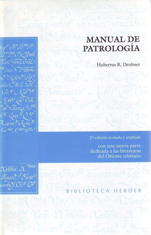 Manual de patrología (Biblioteca Herder)