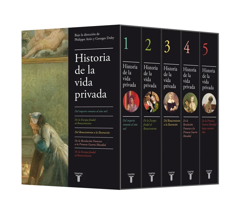 Historia de la vida privada (edición estuche con los cinco volúmenes) (Pensamiento)