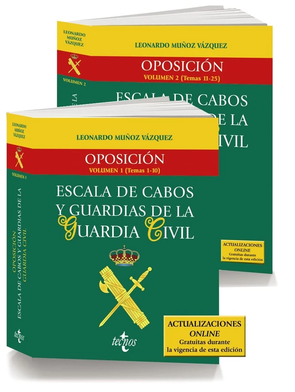 Pack Oposición Escala de Cabos y Guardias de la Guardia Civil: 2 volúmenes (Derecho - Práctica Jurídica)