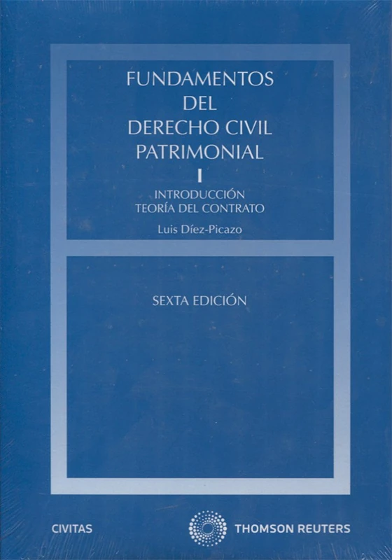 Fundamentos del Derecho Civil Patrimonial. I - Introducción teoría del contrato (Tratados y Manuales de Derecho) - Image 1