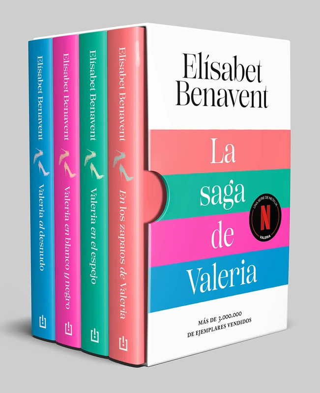 La saga de Valeria (edición pack): En los zapatos de Valeria | Valeria en el espejo | Valeria en blanco y negro | Valeria al desnudo (Best Seller)