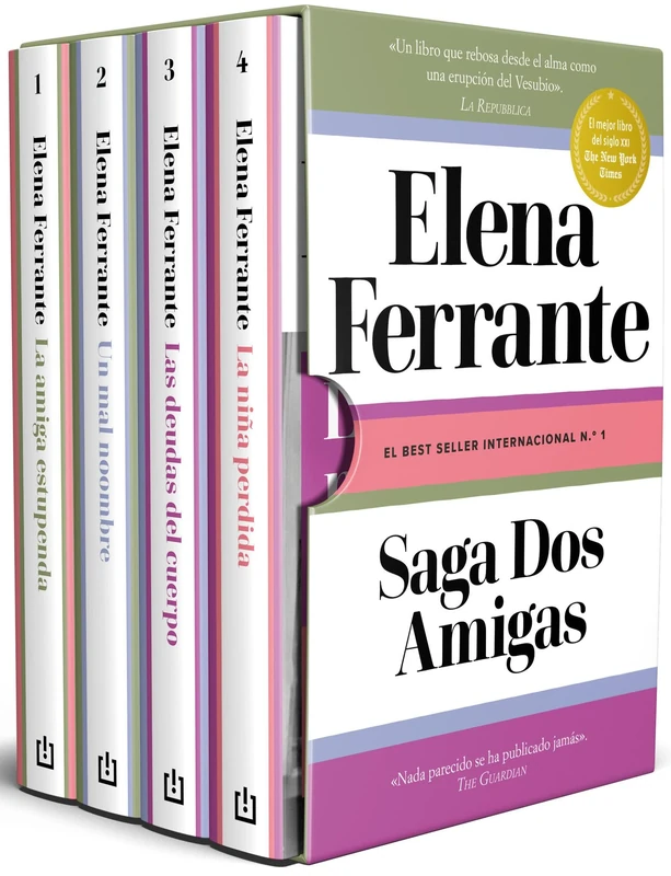Saga dos amigas / Saga of Two Friends: La amiga estupenda / Un mal nombre / Las deudas del cuerpo / La niña perdida (1-4) (Best Seller)