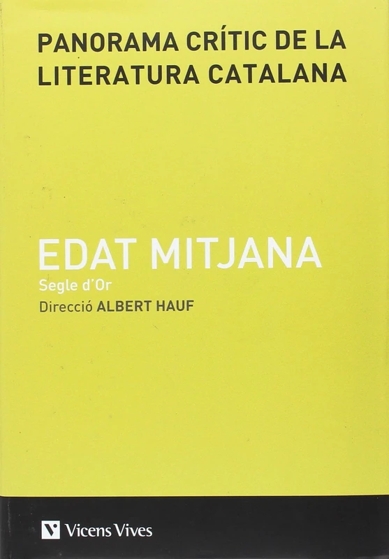 Panorama Critic Literatura Catalana Edat M. Vol Ii