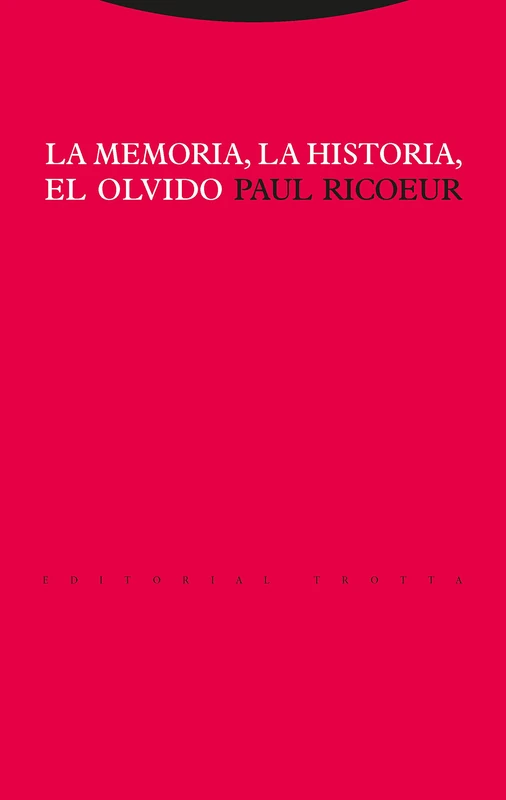 La Memoria, La Historia, El Olvido (Estructuras y Procesos. Filosofía)