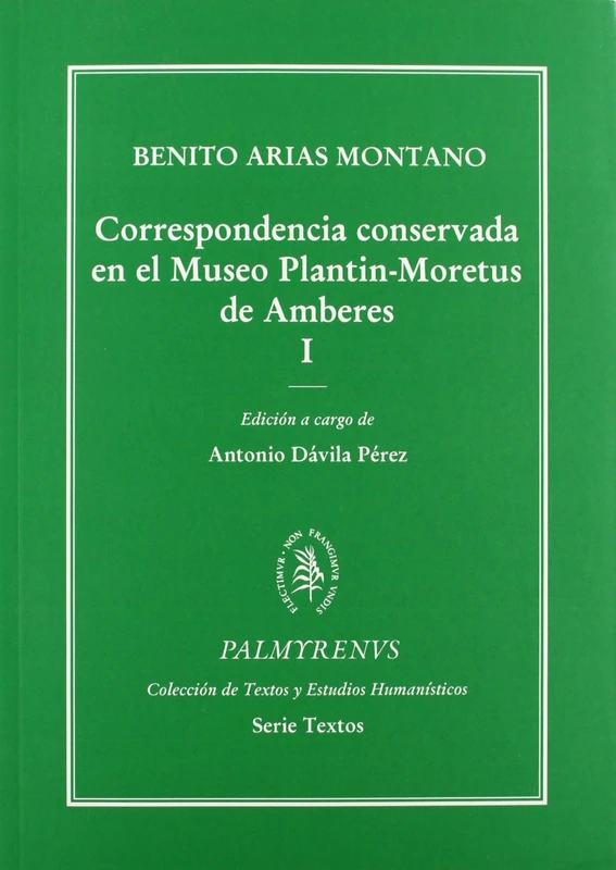 Correspondencia conservada en el Museo Plantin-Moretus de Amberes. Tomos I y II (Palmyrenus) - Image 1