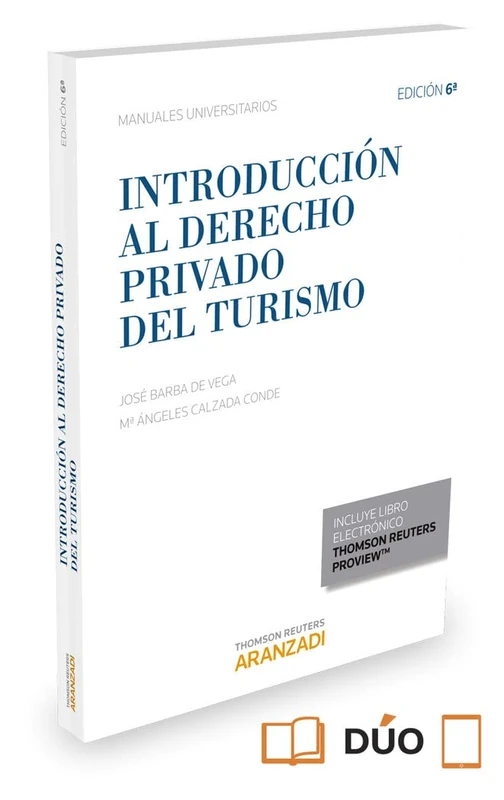 Introducción al Derecho Privado del Turismo (Papel + e-book) (Manuales)