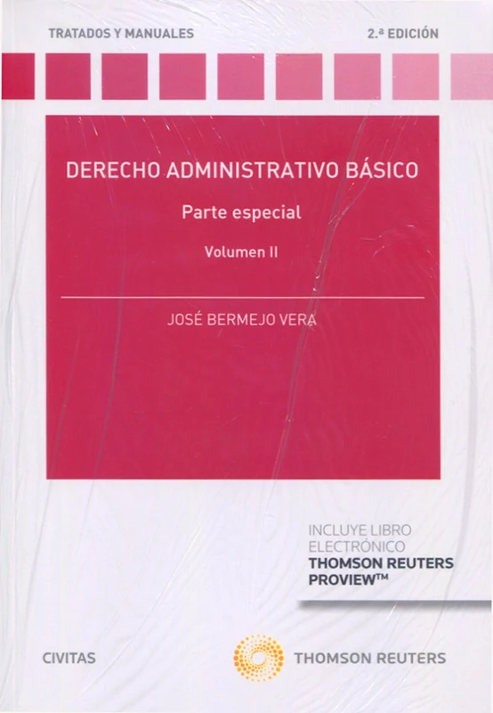 Derecho Administrativo Básico. Volumen II (Papel + e-book): Parte especial (Tratados y Manuales de Derecho) - Image 1