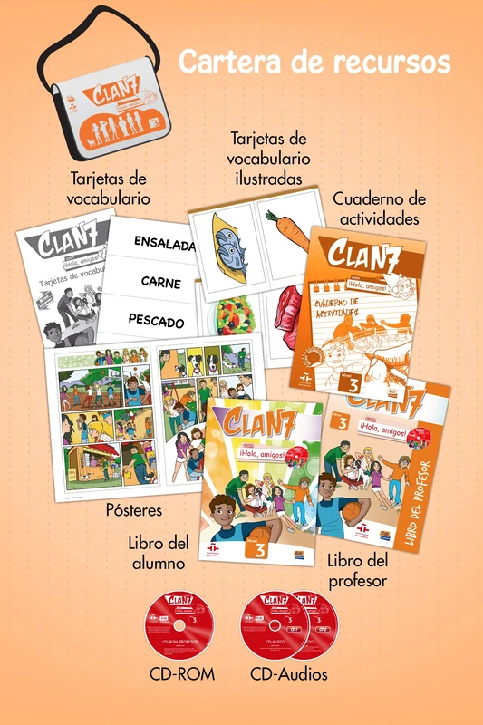 Complete Tutor Pack (Level 3): Cartera de recursos para el profesor (Clan 7)
