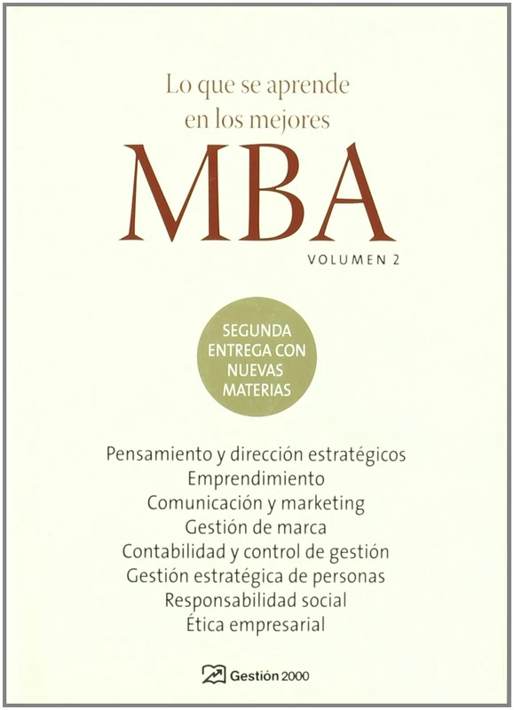 Lo que se aprende en los mejores MBA. Volumen 2: Volumen 2 (FINANZAS Y CONTABILIDAD) - Image 1