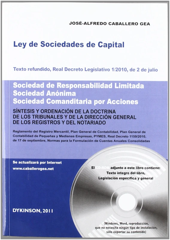 Dykinson Ley de sociedades de capital - Real Decreto 1/2010
