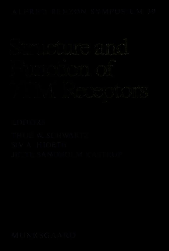 Alfred Benzon Symposium 39 Stucture and Function of 7TM Receptors: Proceedings Symposium Royal Danish Acad Science June 1995: v. 39 (Alfred Benzon Symposium Series) - Image 1