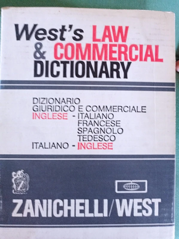 Zanichelli West's Law Dictionary - Multilingual Reference