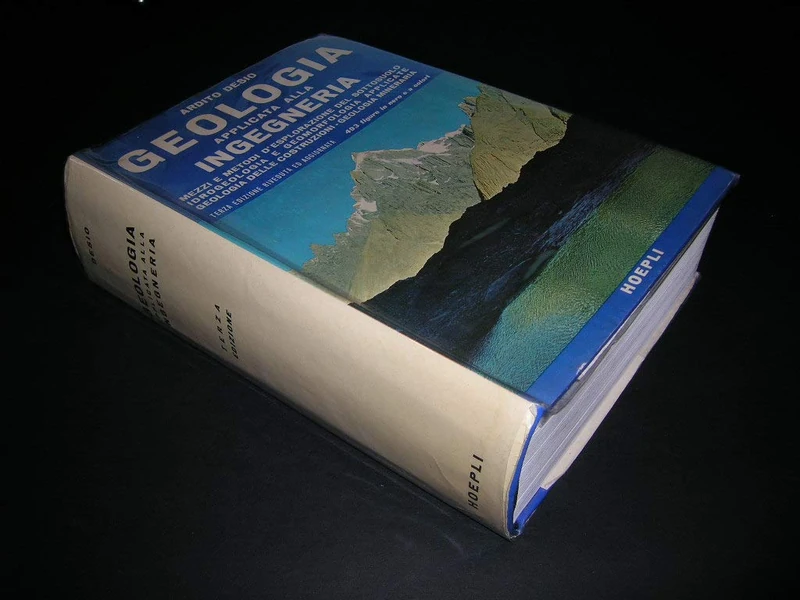 HOEPLI Geologia applicata all'ingegneria - Rare Book