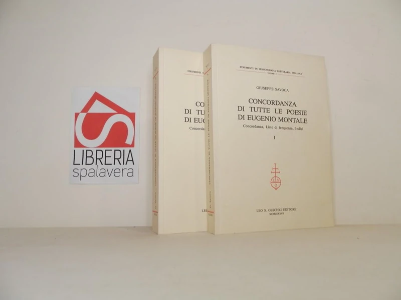 Concordanza di tutte le poesie di eugenio montale