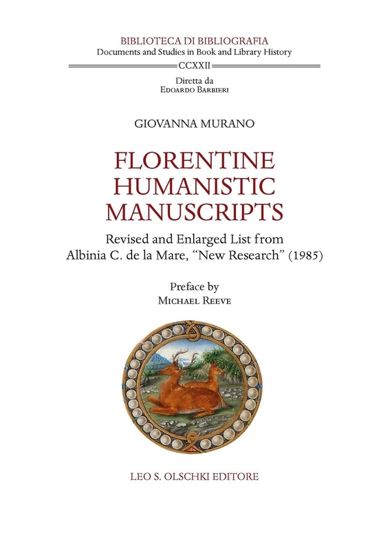 Florentine Humanistic Manuscripts: Revised and Enlarged List from Albinia C. de la Mare, 'New Research' (1985) - Image 1