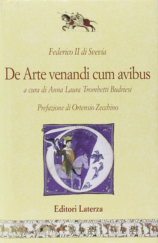 De arte venandi cum avibus. Testo latino a fronte
