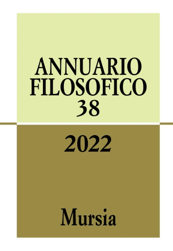 Annuario Filosofico 2022 (Vol. 38) - Image 1