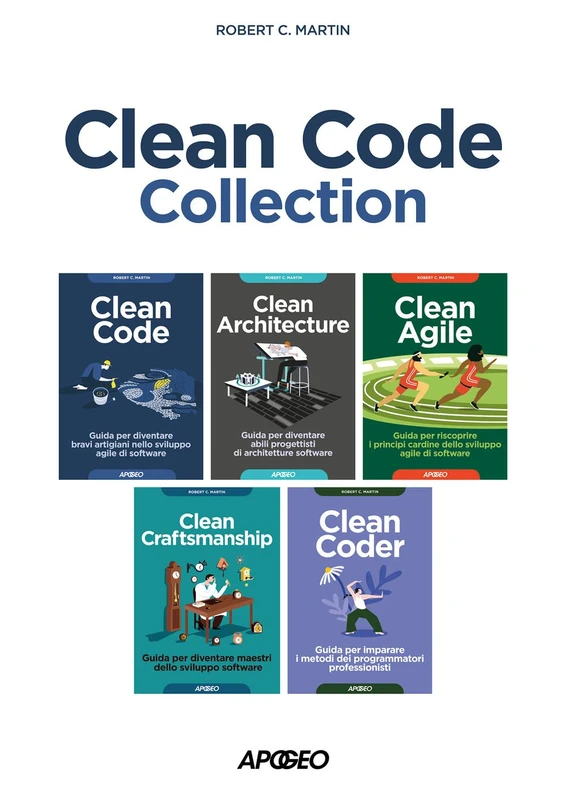 Clean code collection: Clean code-Clean architecture-Clean agile-Clean craftsmanship-Clean coder - Image 1
