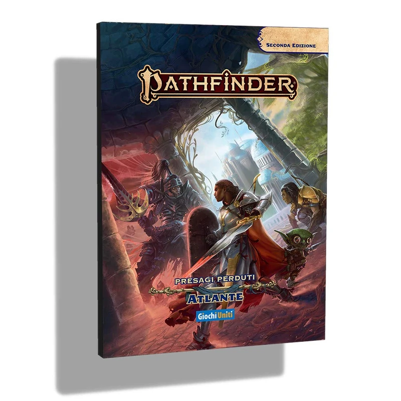 Giochi Uniti - Pathfinder 2-Lost omens Atlas Compendium Game, Illustrated Color, GU3610