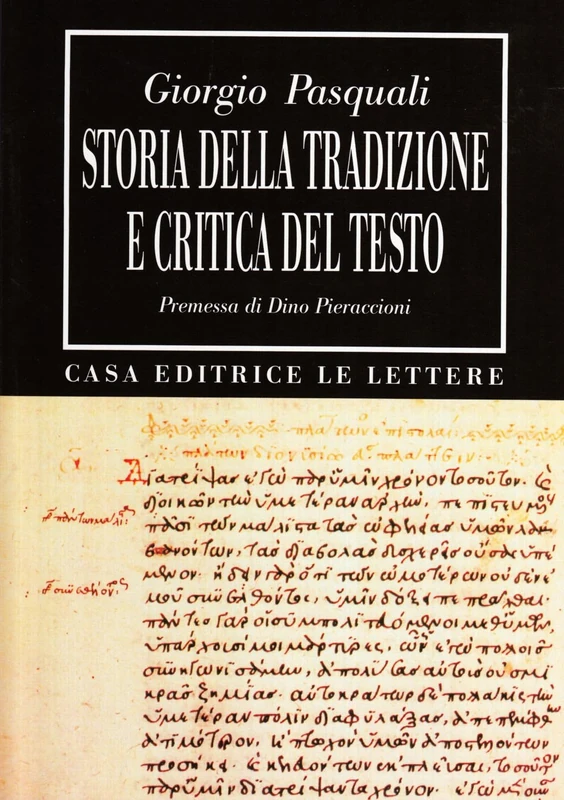Storia della tradizione e critica del testo - Image 1