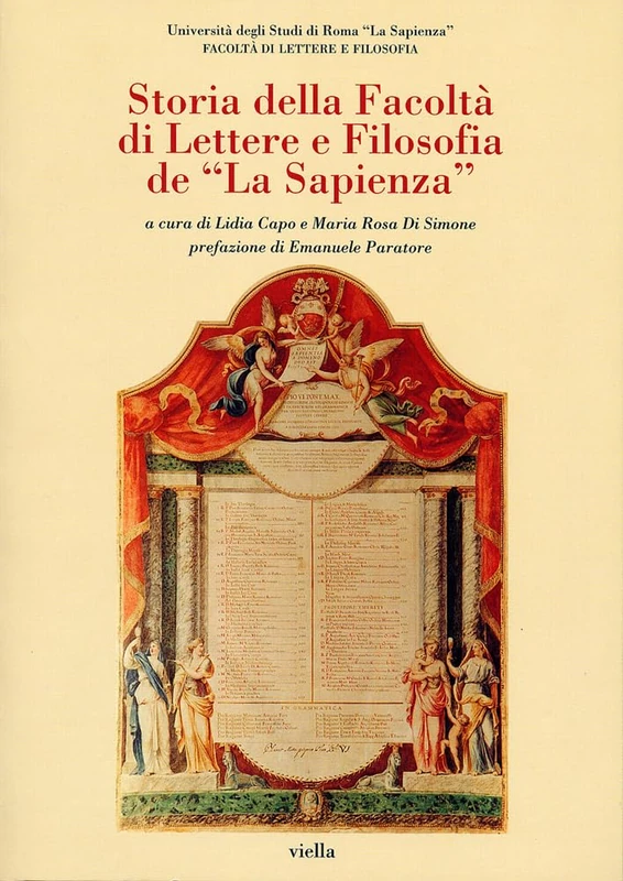 Storia Della Facolta Di Lettere E Filosofia de 'la Sapienza' (Fuori Collana) - Image 1