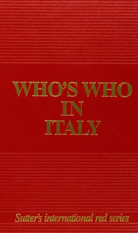 Who's Who in Italy 2013