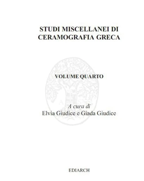 Studi miscellanei di ceramografia greca. Ediz. italiana e inglese - Image 1