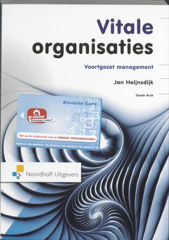Leerboek: voortgezet management (Vitale organisaties: voortgezet management) - Image 1