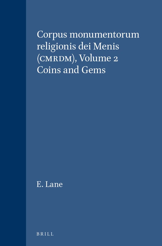 Brill Corpus monumentorum religionis dei Menis Vol 2 Coins and Gems