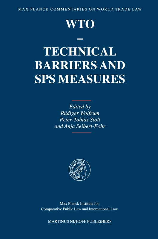 Brill WTO - Technical Barriers and SPS Measures (Vol 3) - Image 1