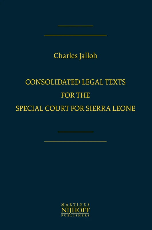 Consolidated Legal Texts for the Special Court for Sierra Leone - Image 1